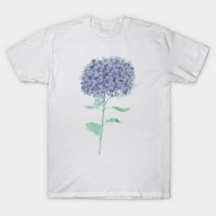 Hydrangea watercolor T-Shirt